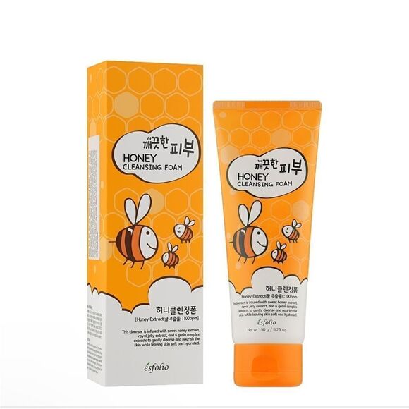 ESFOLIO HONEY CLEANSING FOAM GENTLE CLEANSER. New Unopened. 5.29 oz. - Picture 1 of 13